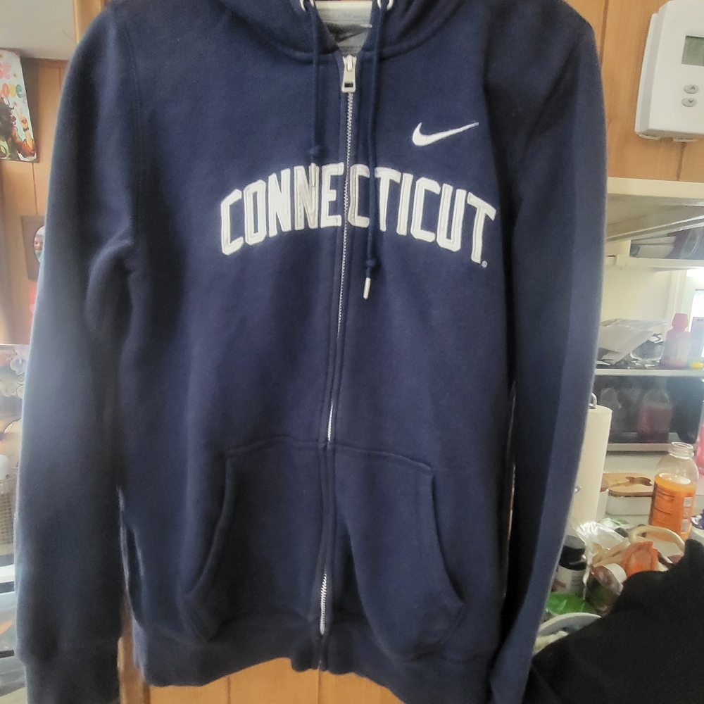 Nike Connecticut Navy Zip-Up Hoodie
